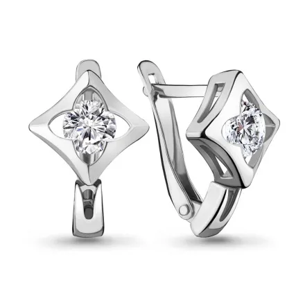 46994 Серьги из Серебра с фианитами