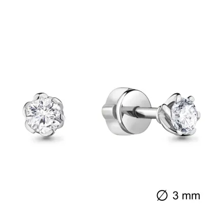 941368 Серьги из Золота с бриллиантами