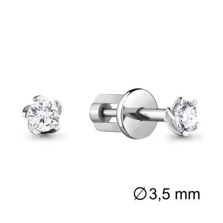 941392 Серьги из Золота с бриллиантами