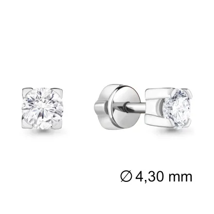 941340 Серьги из Золота с бриллиантами