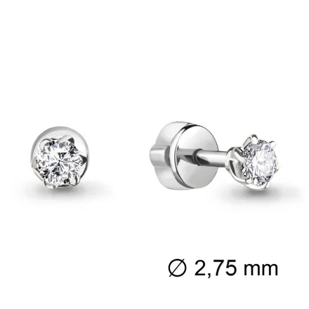 941367 Серьги из Золота с бриллиантами