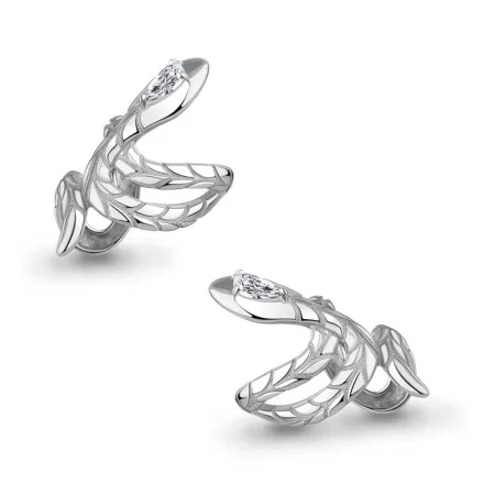 400799 Серьга из Серебра с фианитом