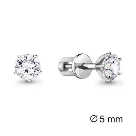 43641 Серьги из Серебра с фианитами