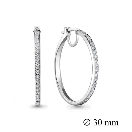 42426А Серьги из Серебра с фианитами