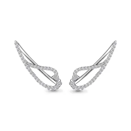 41252А Серьги из Серебра с фианитами