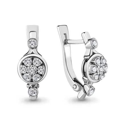 940041 Серьги из Золота с бриллиантами