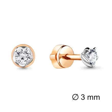 941390к Серьги из Золота с бриллиантами