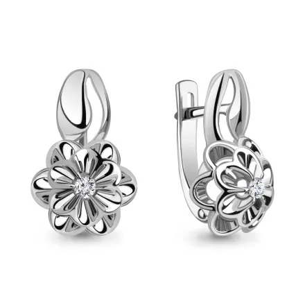 943001 Серьги из Золота с бриллиантами