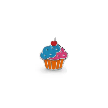 72746 Значок из Серебра с эмалью из коллекции "Happy"