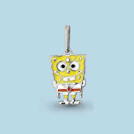 22928А Подвеска из Серебра с фианитом, эмалью из коллекции "Happy"