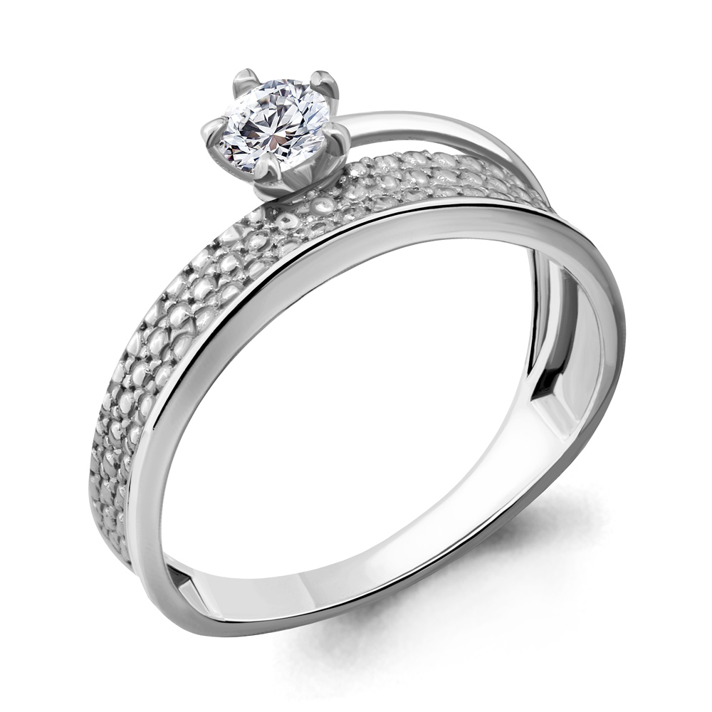 68297 Кольцо из Серебра с фианитом