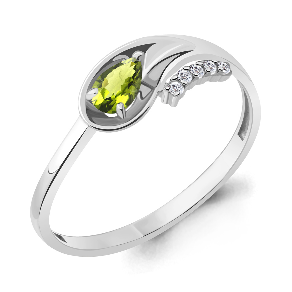 6940207А Кольцо из Серебра с фианитами