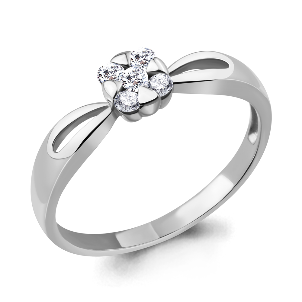 68768А Кольцо из Серебра с фианитами