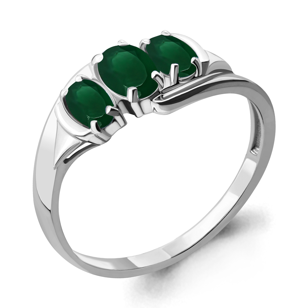 6909909 Кольцо из Серебра с агатами