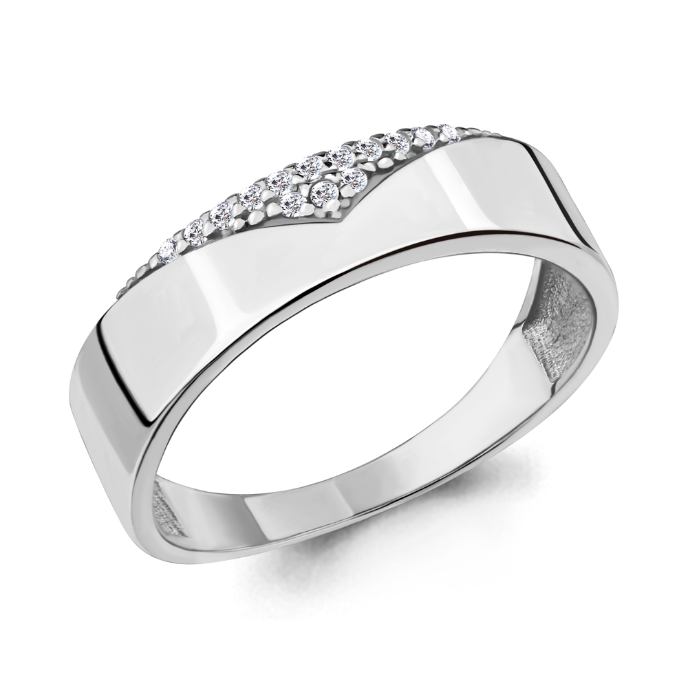 68422А Кольцо из Серебра с фианитами