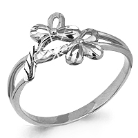 51480 Кольцо из серебра