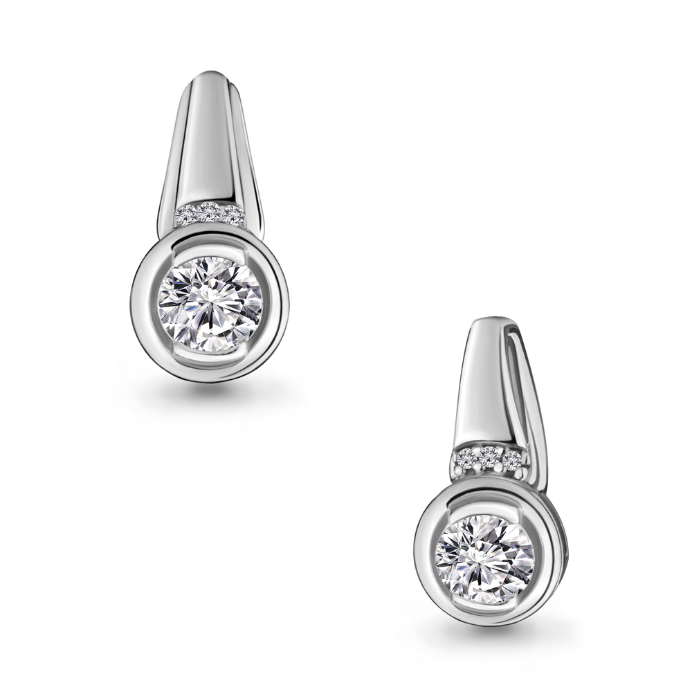 236301А Подвеска из Серебра с фианитами