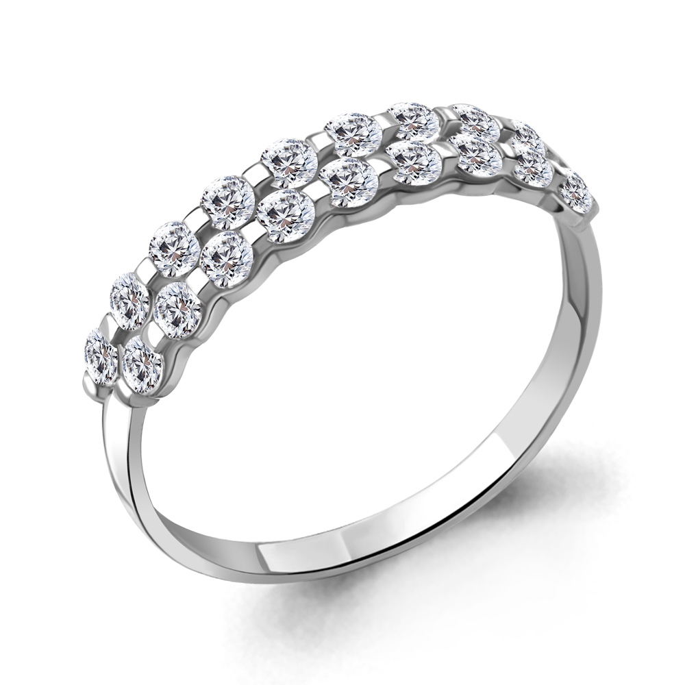 67317А Кольцо из Серебра с фианитами