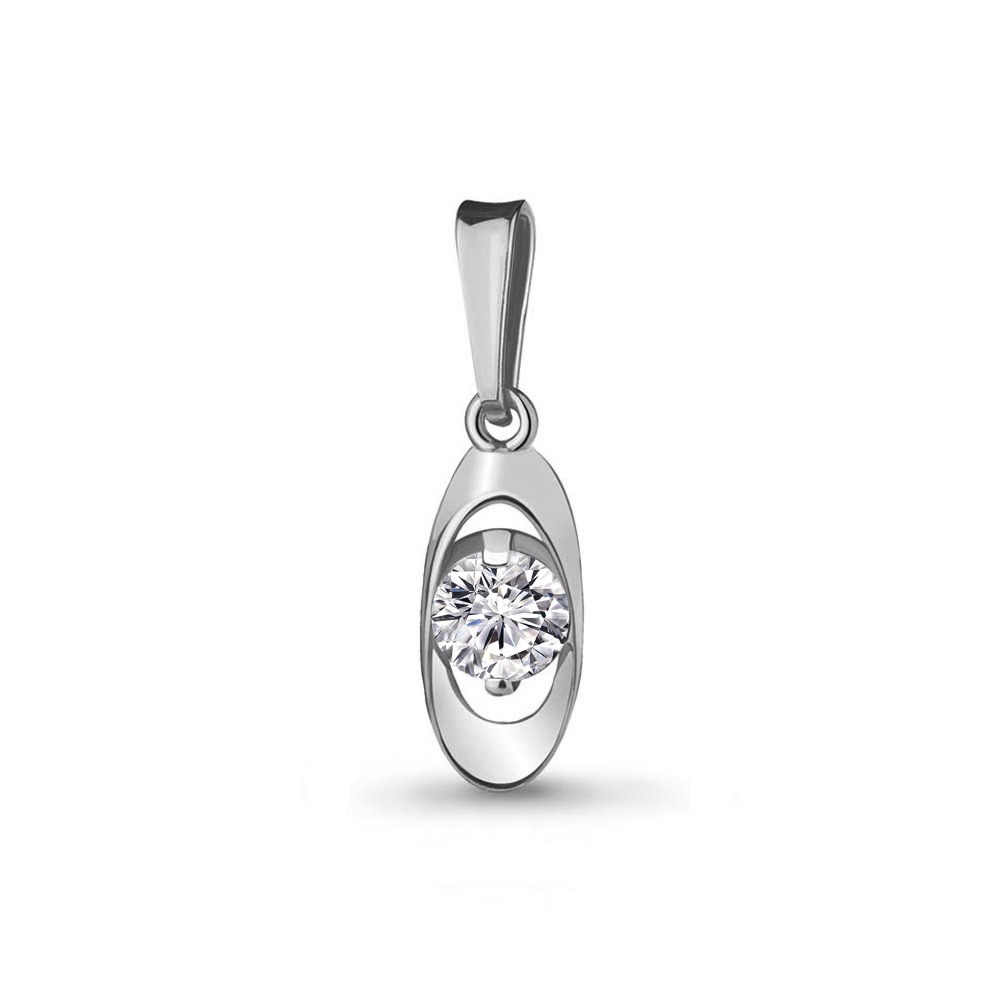 235441 Подвеска из Серебра с фианитом