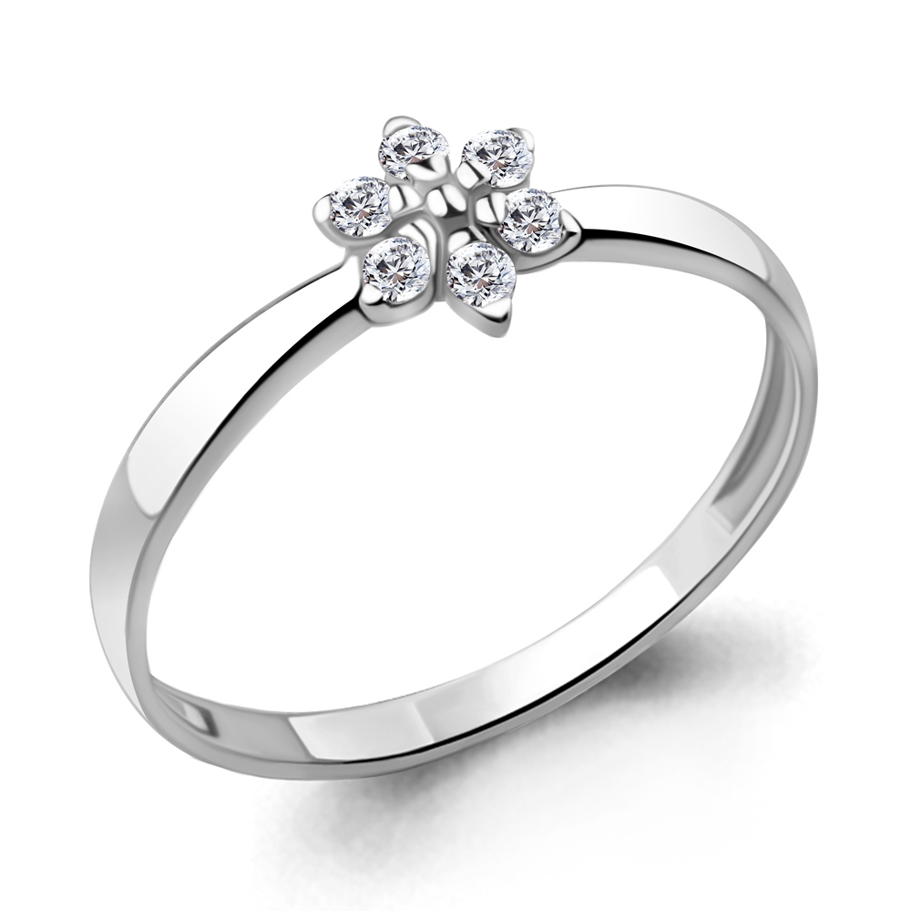 68728А Кольцо из Серебра с фианитами