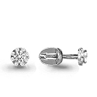 42013 Серьги из Серебра с фианитами swarovski