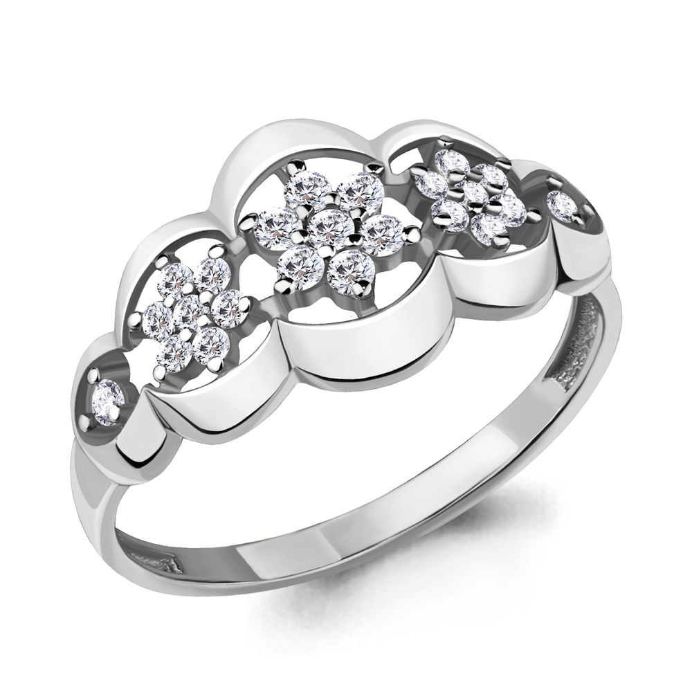 68426А Кольцо из Серебра с фианитами