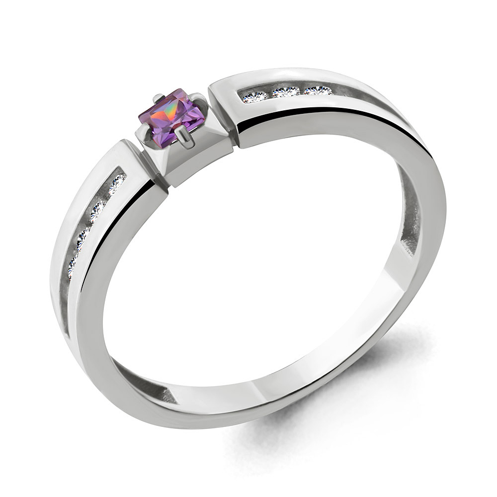 68133 Кольцо из Серебра с фианитами