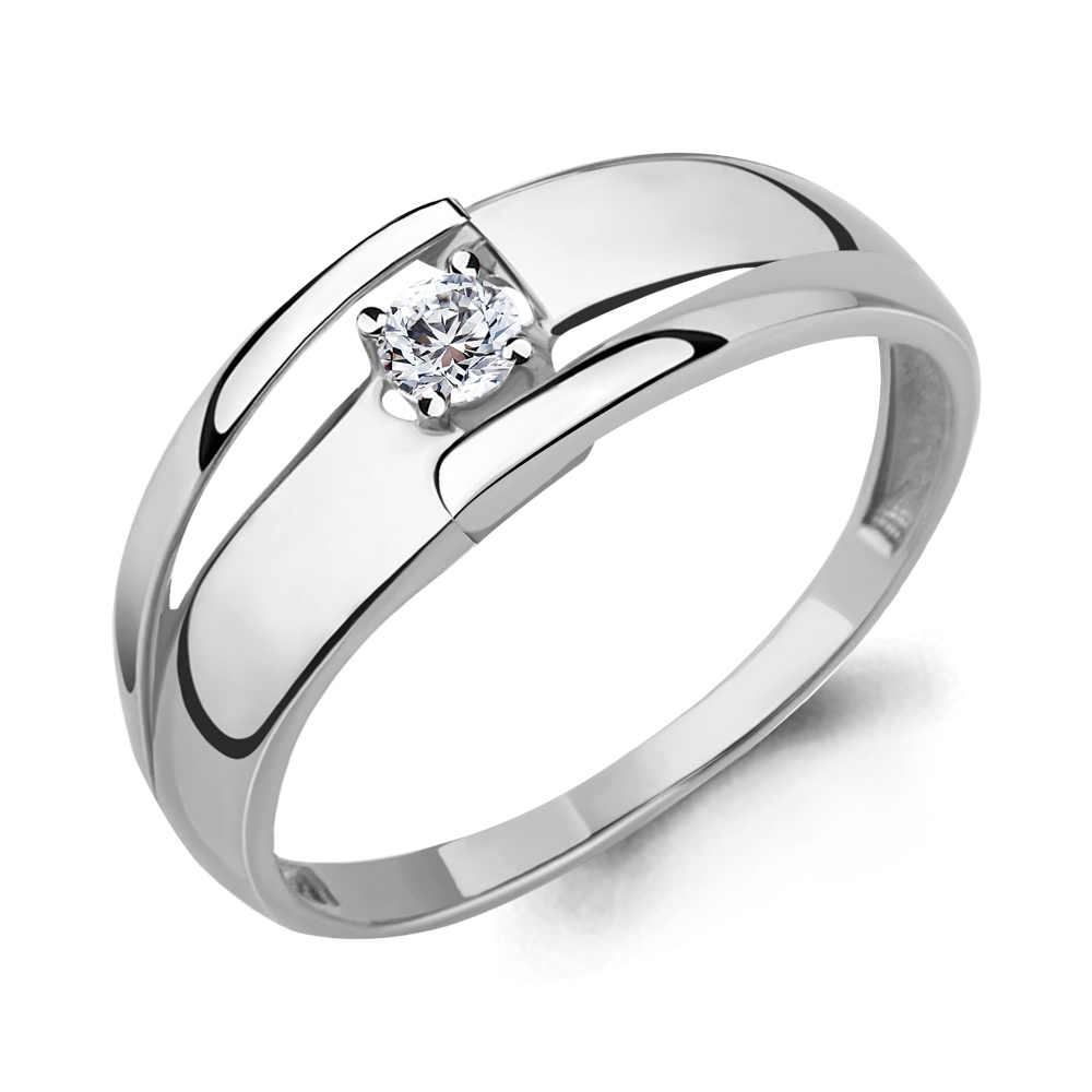 68278 Кольцо из Серебра с фианитом