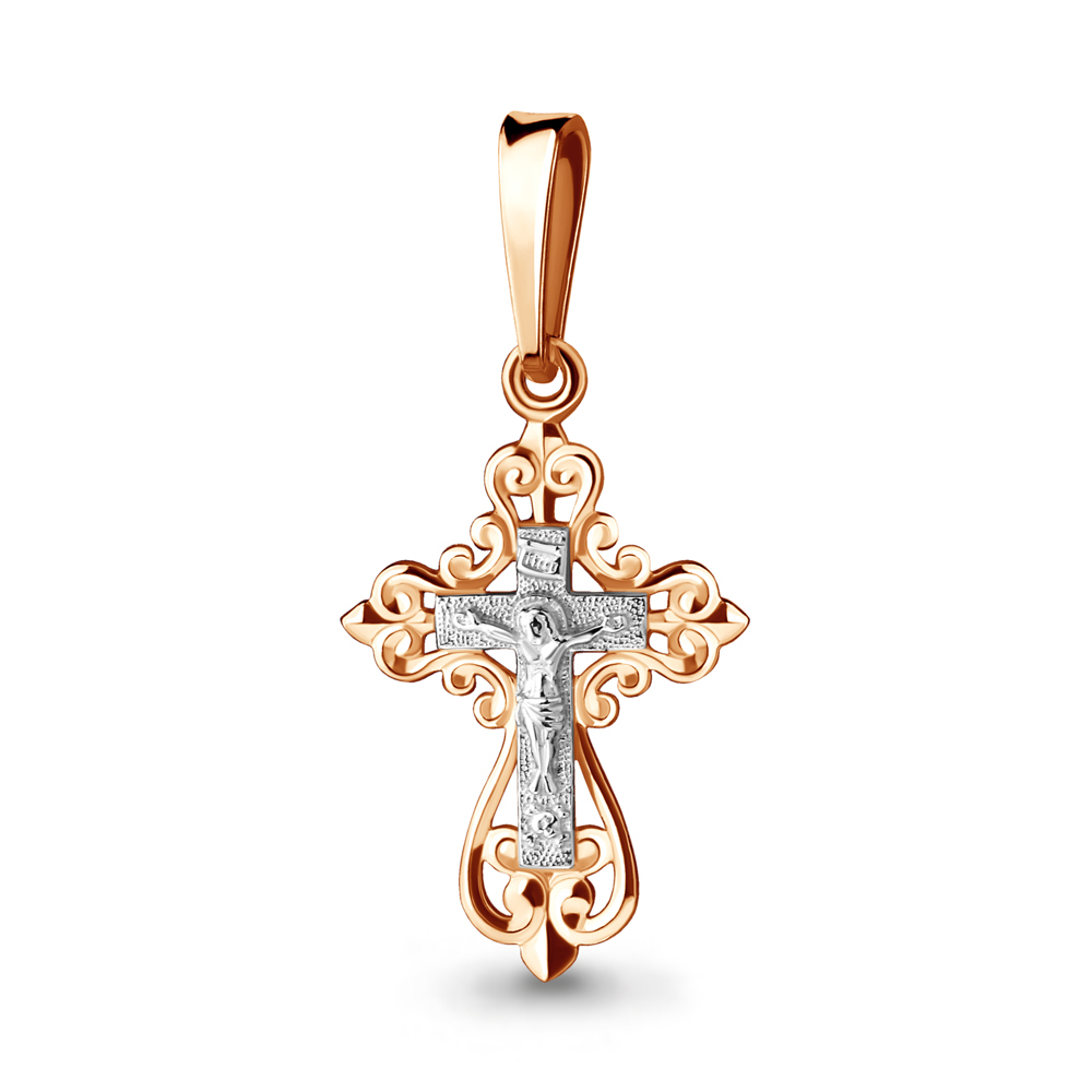 11964 Крест из золота из коллекции "Мой ангел"