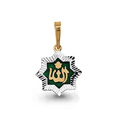 13190 Подвеска из Золота с эмалью из коллекции "Иман Нуры"