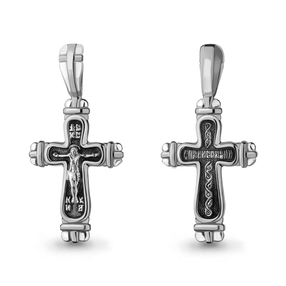 14662 Крест из Серебра из коллекции "Благовест"