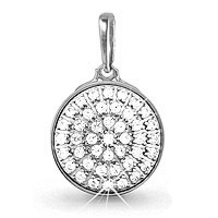 20860А Подвеска из Серебра с фианитами