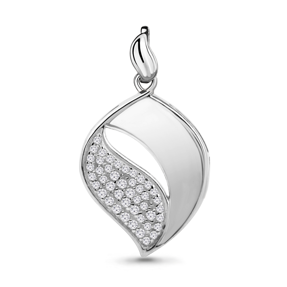 21015А Подвеска из Серебра с фианитами