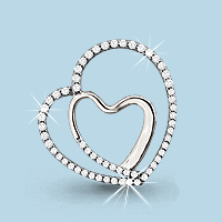 21161А Подвеска из Серебра с фианитами