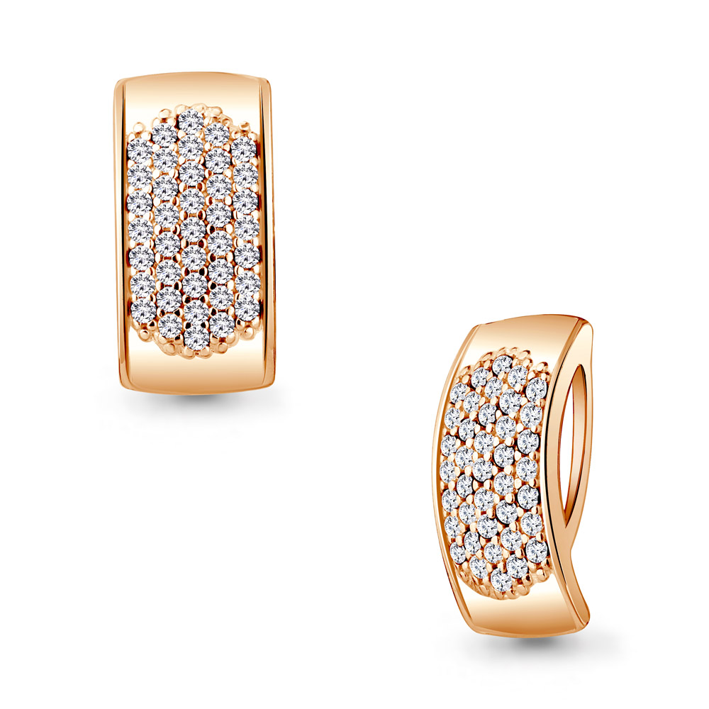 21204А Подвеска из Золота с фианитами