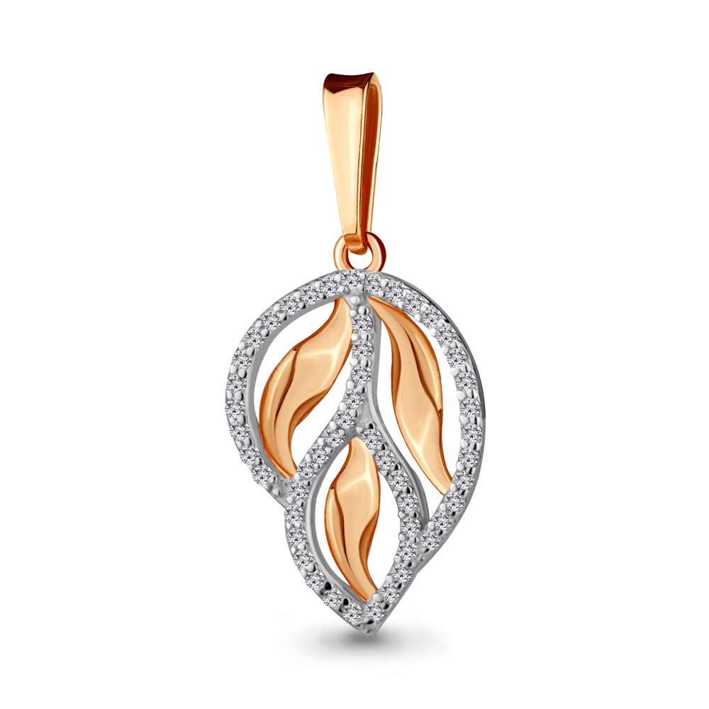 21284А Подвеска из Золота с фианитами