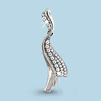 21308А Подвеска из Серебра с фианитами