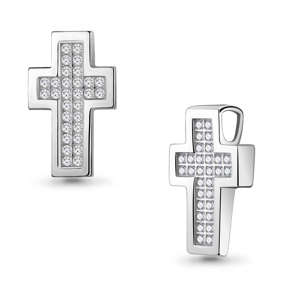 21478А Подвеска из Серебра с фианитами