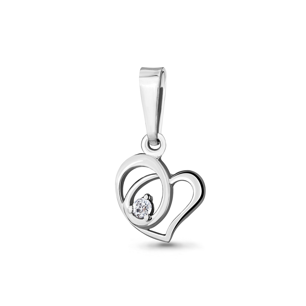 21513А Подвеска из Серебра с фианитом