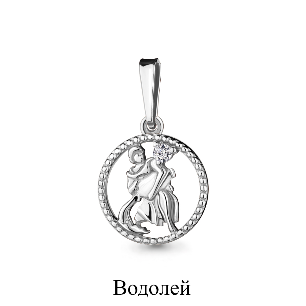 21632А Подвеска из Серебра с фианитом