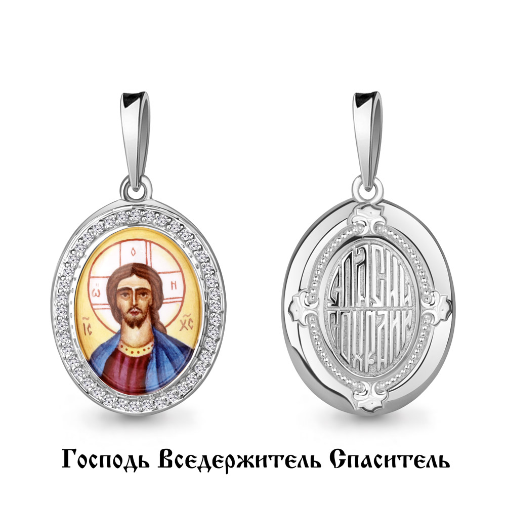 22092А Подвеска из Серебра с фианитами