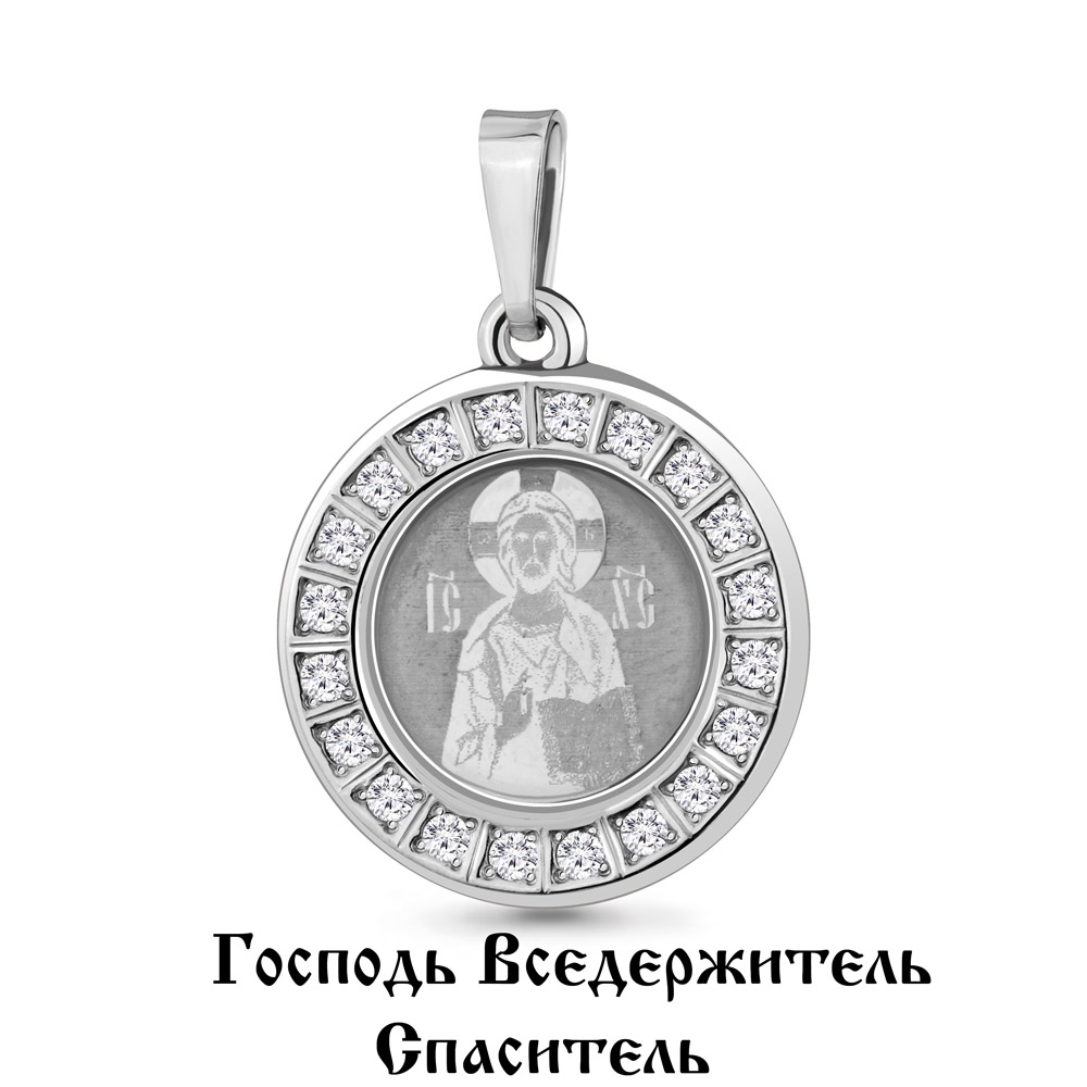 22155 Подвеска из Серебра с фианитами