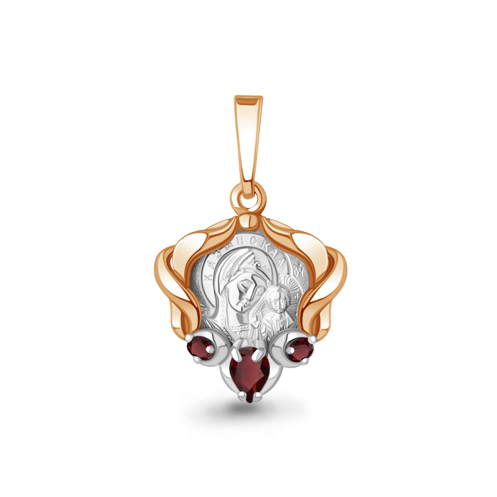 2226603 Подвеска из Золота с гранатами