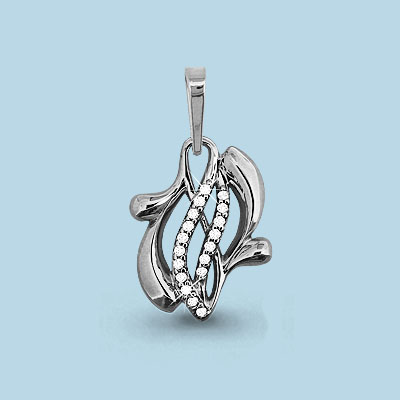 22610А Подвеска из Серебра с фианитами