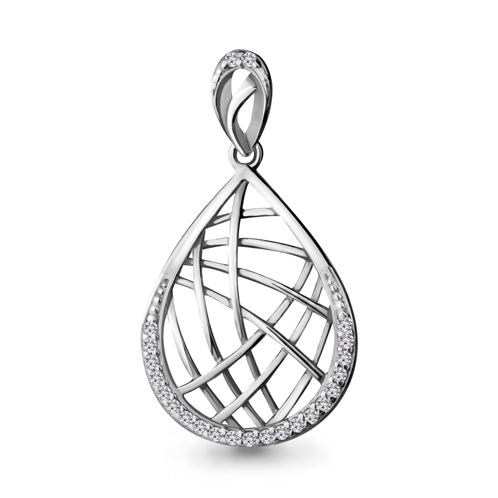 22679А Подвеска из Серебра с фианитами