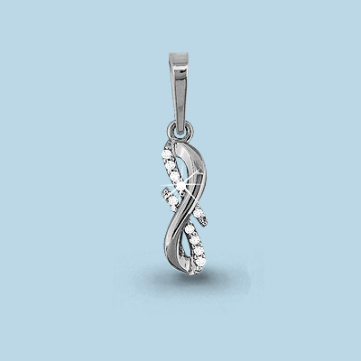 22700А Подвеска из Серебра с фианитами