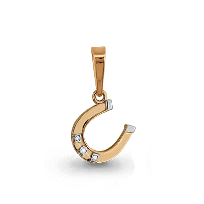 22738 Подвеска из Золота с фианитами