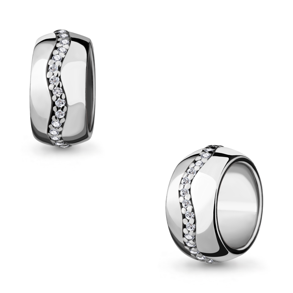 22754А Подвеска из Серебра с фианитами