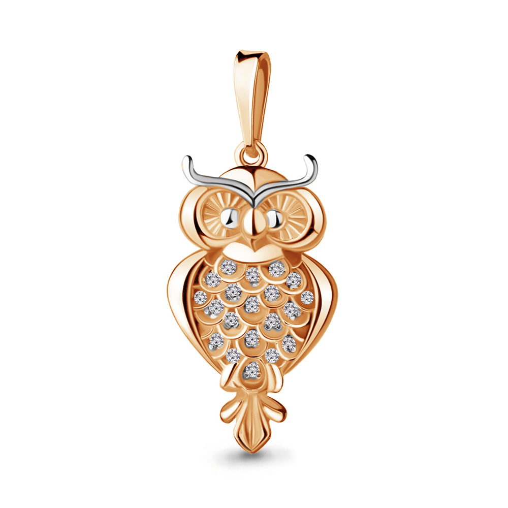 22886А Подвеска из Золота с фианитами