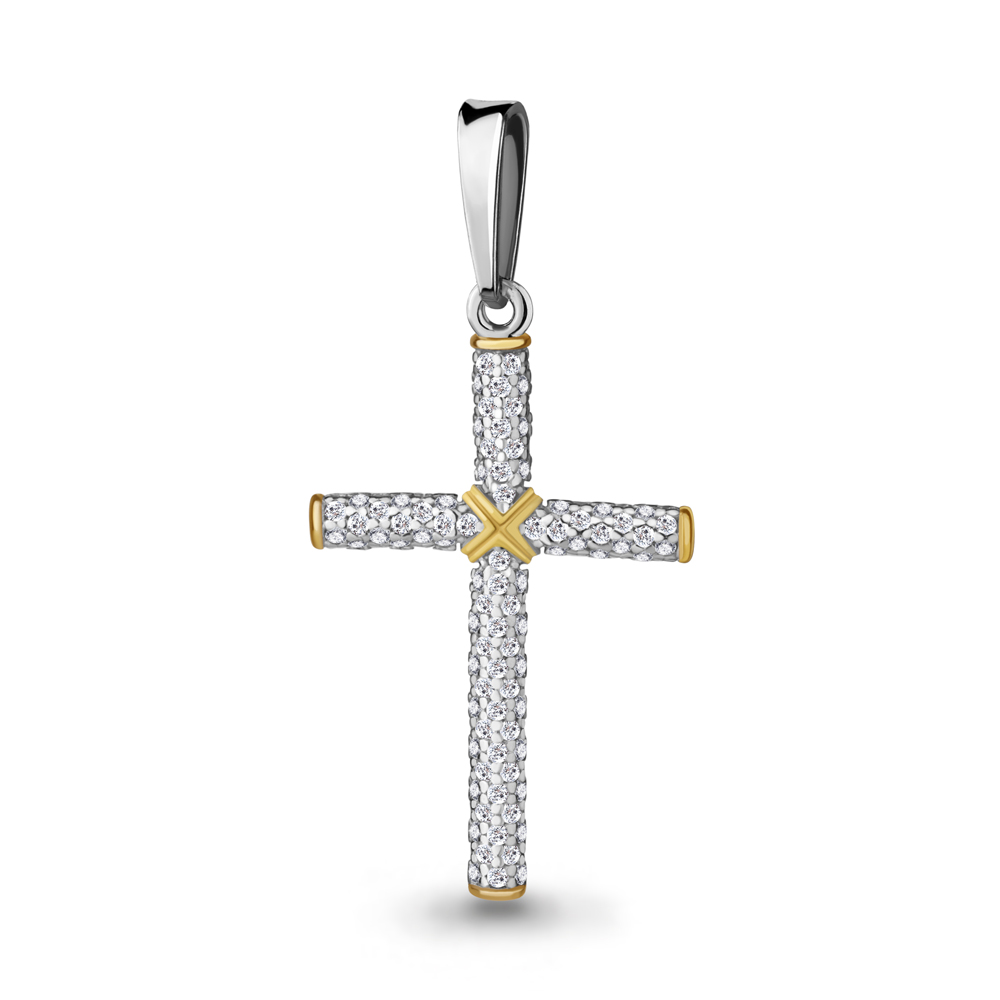 22913А Подвеска из Серебра с фианитами